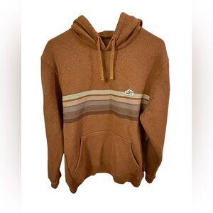 Patagonia Brown Hoodie with Stripes